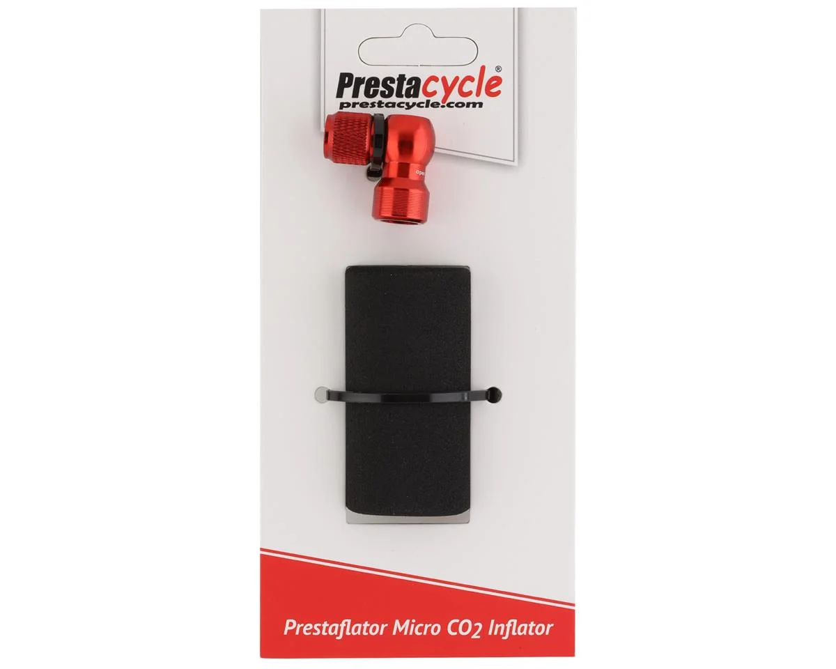 Prestacycle Micro CO2 Inflation Head (Red) - view 2